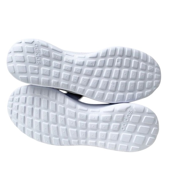 adidas Lite Racer CLN EG3049 Gray Pink Lace Up Running Shoes Size US 7.5 - Picture 4 of 12